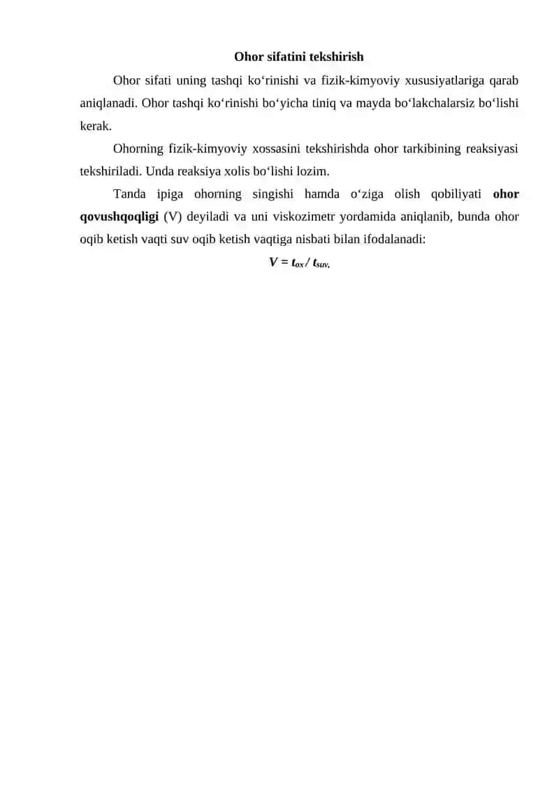 OHOR TAYYORLASH 2