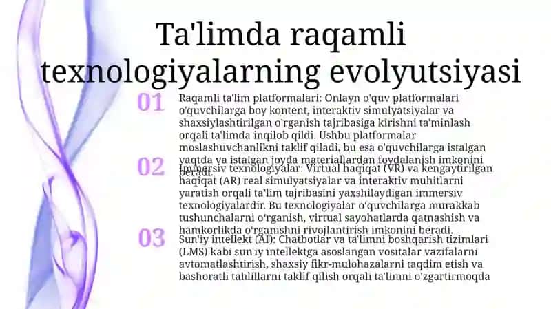 Raqamli ta'lim platformalari 2
