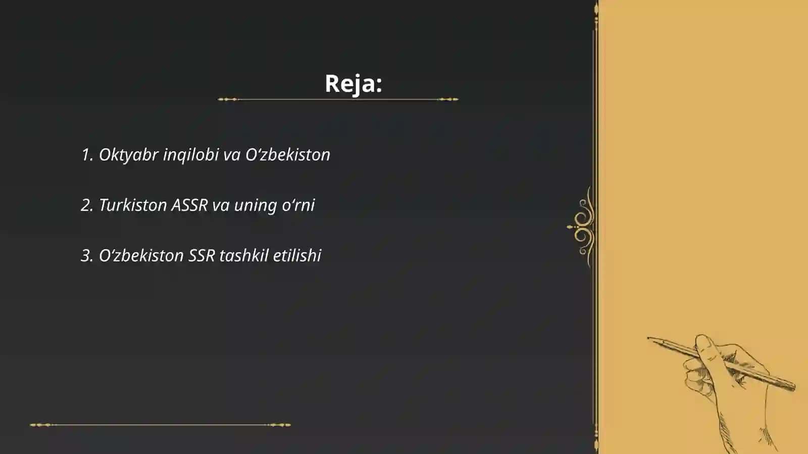 Oʻzbekiston SSRning tashkil topishi va uning siyosiy-huquqiy tizimi 2