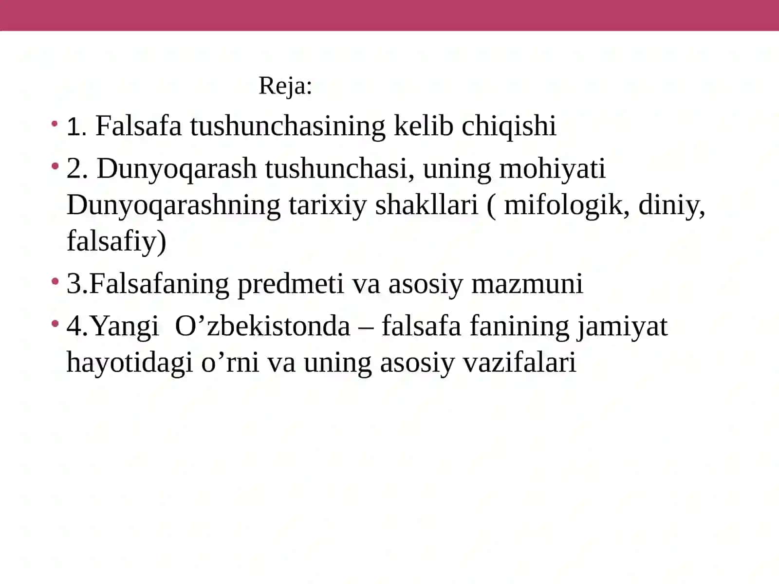 Falsafaning mohiyativajamiyattaraqqiyotidagiroli 2