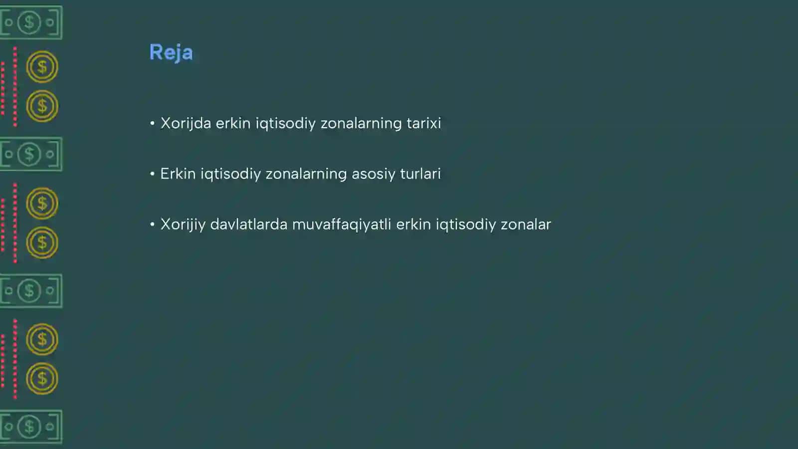Erkin iqtisodiy zonalarni taskil etishning xorij tajribasi 2