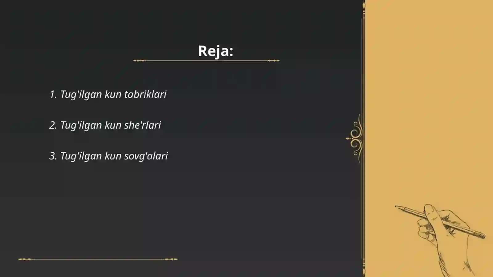 Tug'ilgan kun tabriklari 2