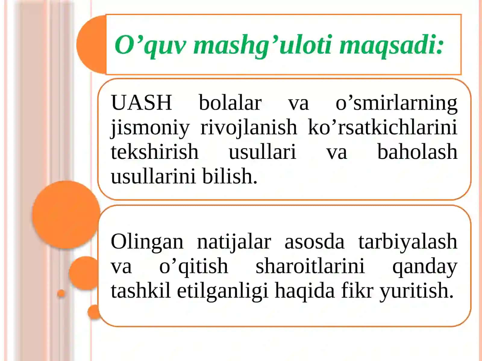 Bolalar va O'smirlarning Jismoniy Rivojlanishini Nazorat Qilish 2