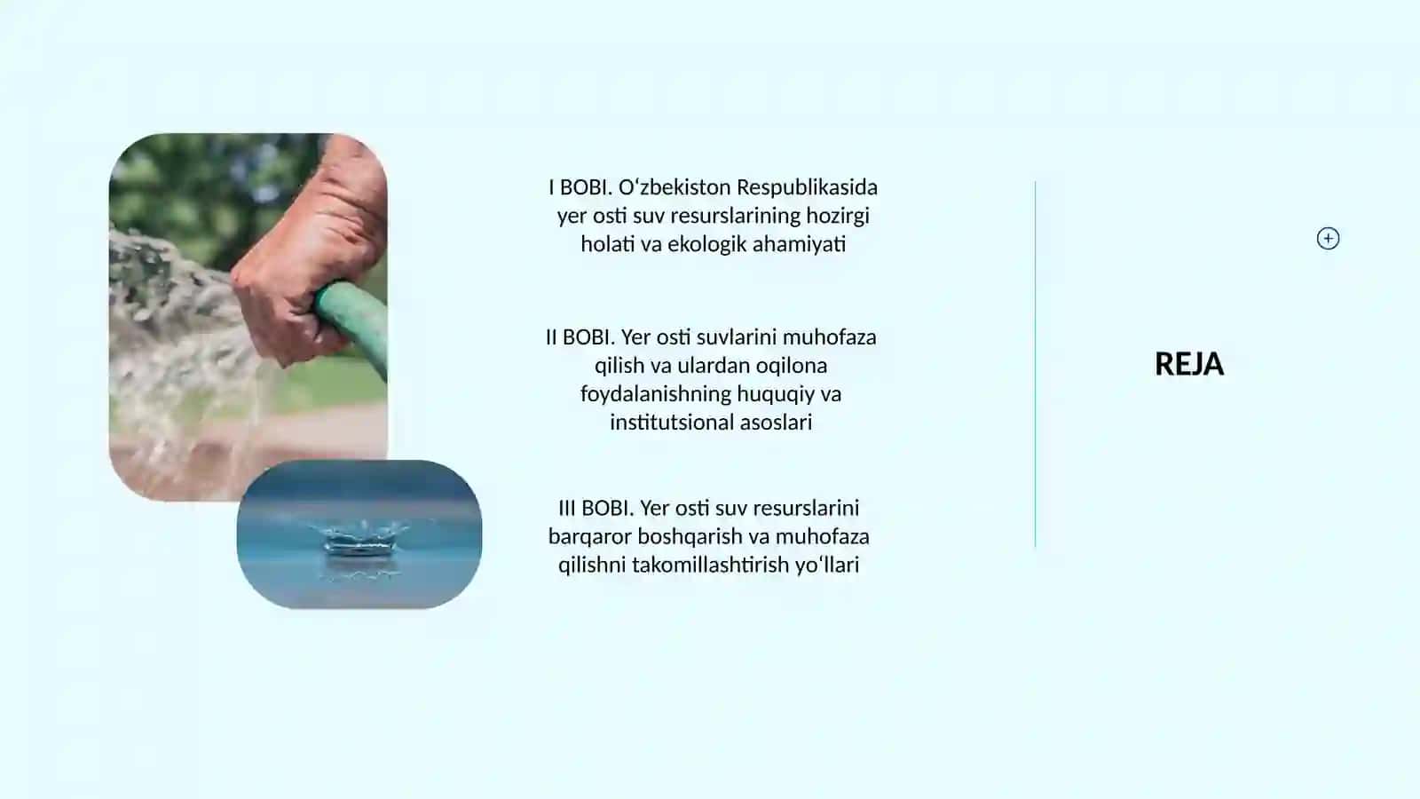 Yerostisuvlar resurslari boshqarishning muhim ahamiyati 2