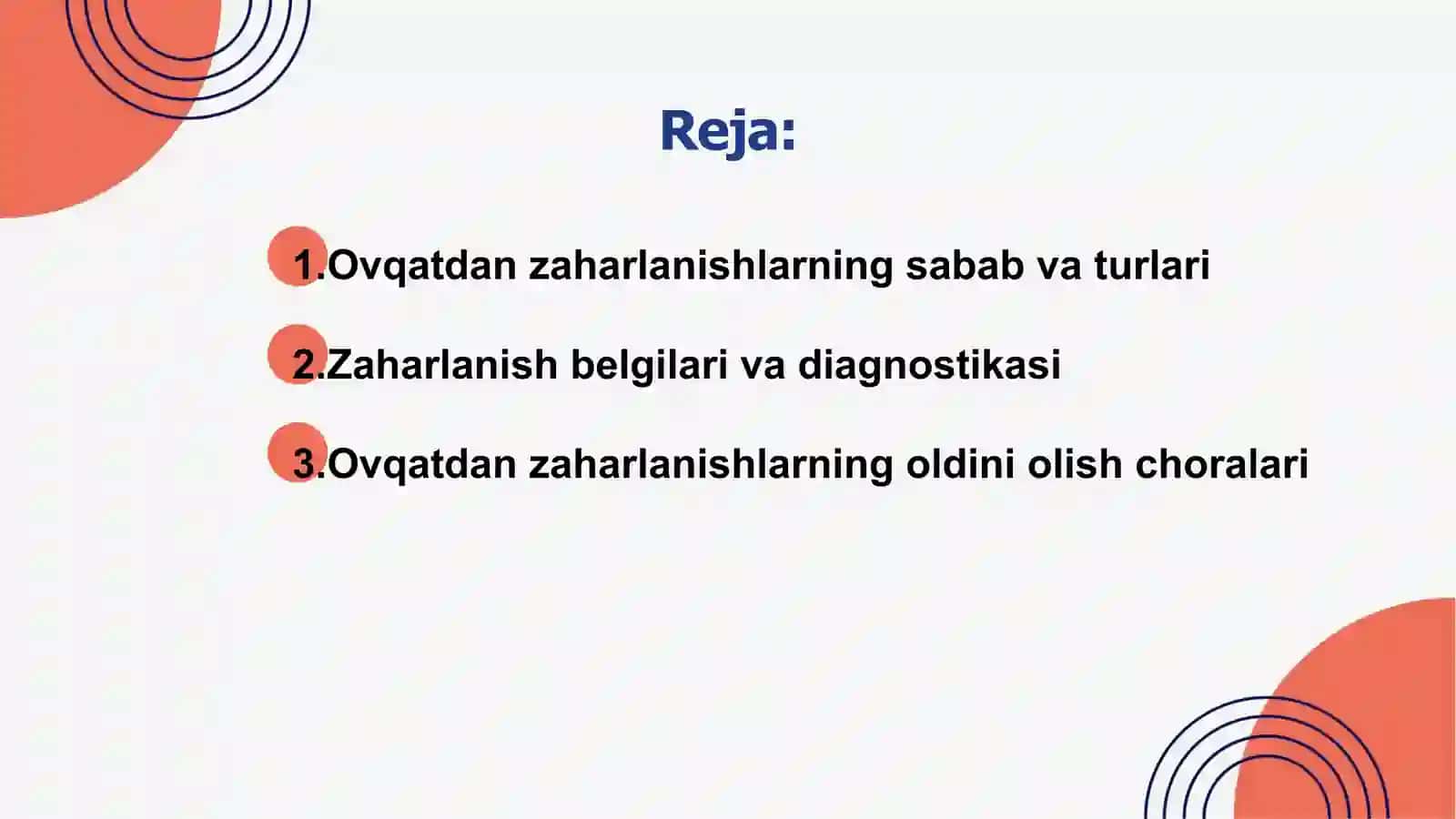 Ovqatdan zaharlanishlar va ularning proffilaktikasi 2