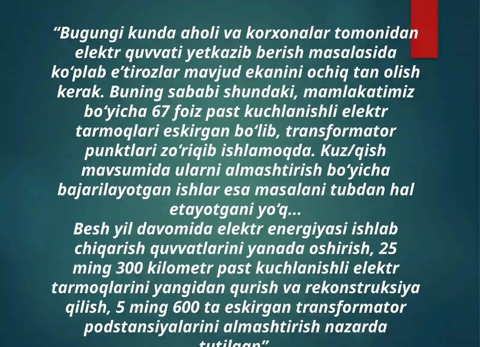 Elektrenergiyasi ta’minoti 2