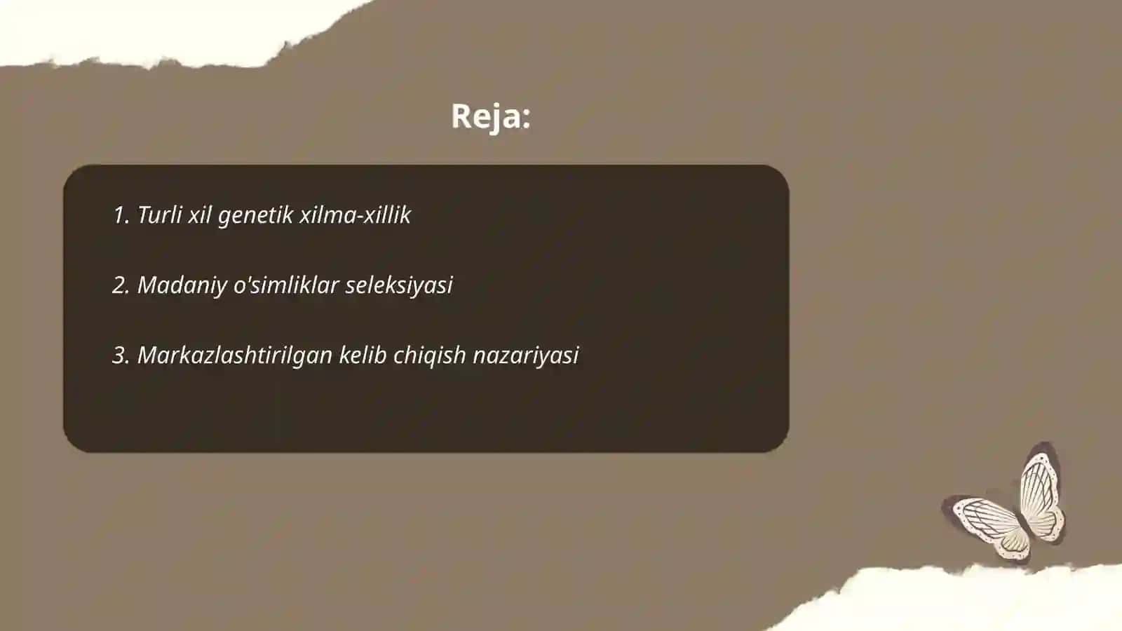 Turli xil genetik xilma-xillik 2