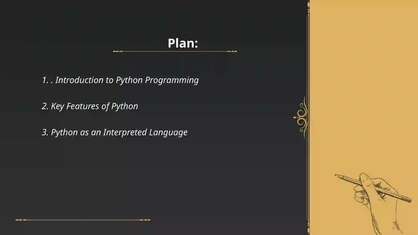 Python Programming Objectives and Applications 2