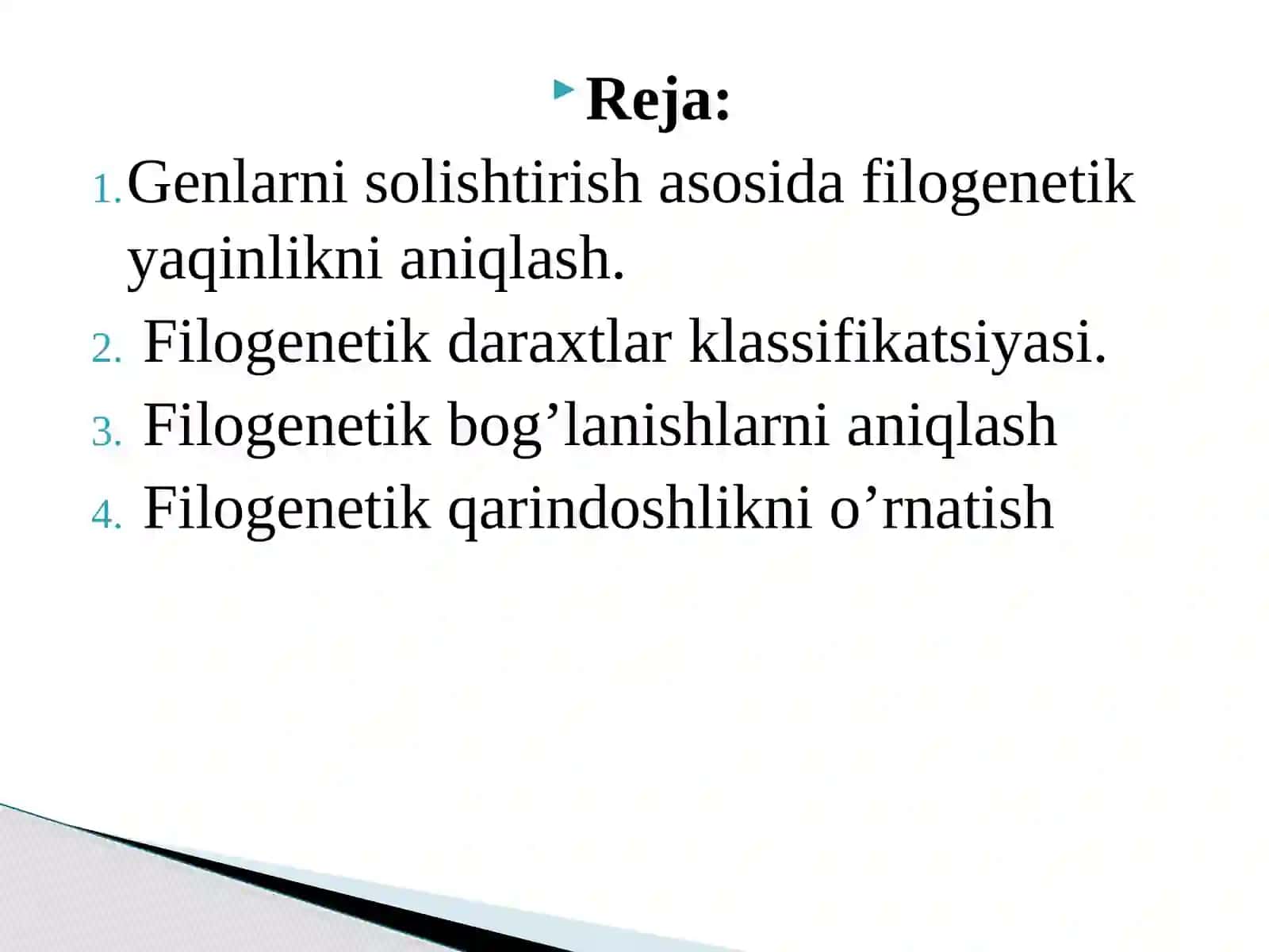 Molekulyar filogenetika 2