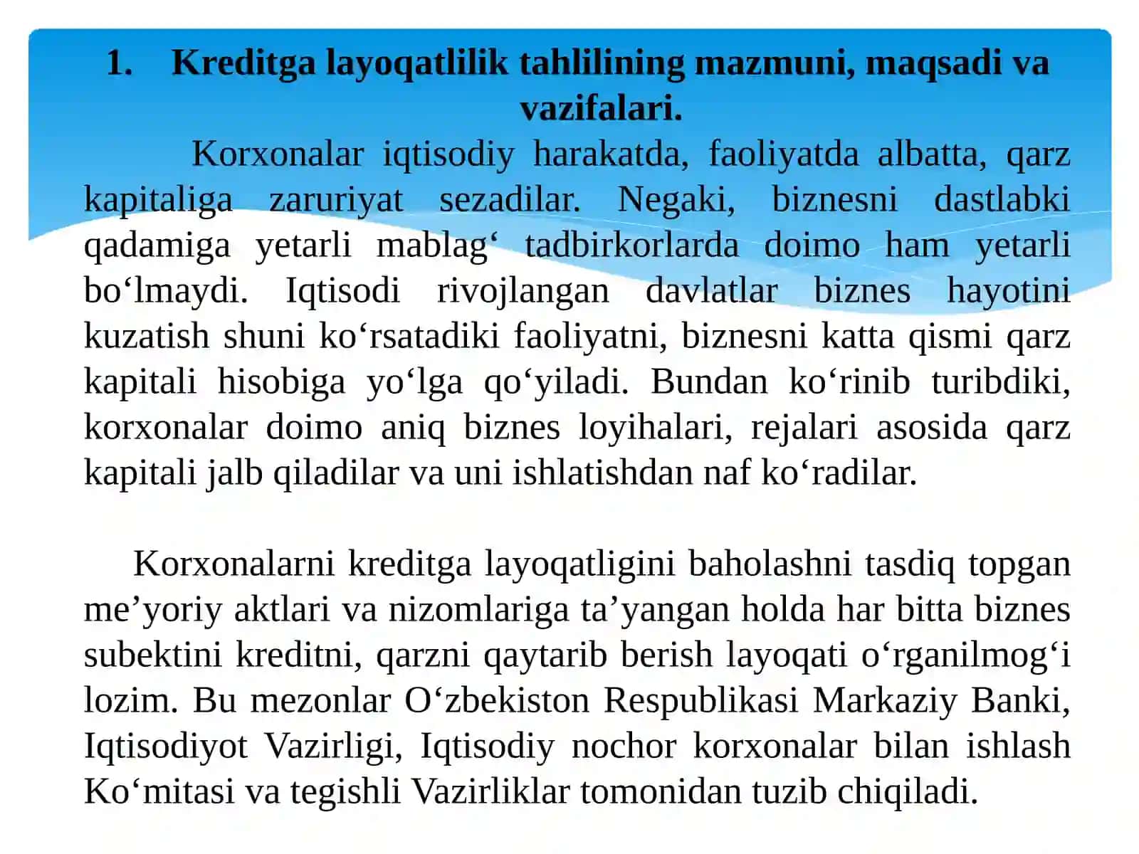 KREDITGALAYOQATLILIK TAHLILI 2