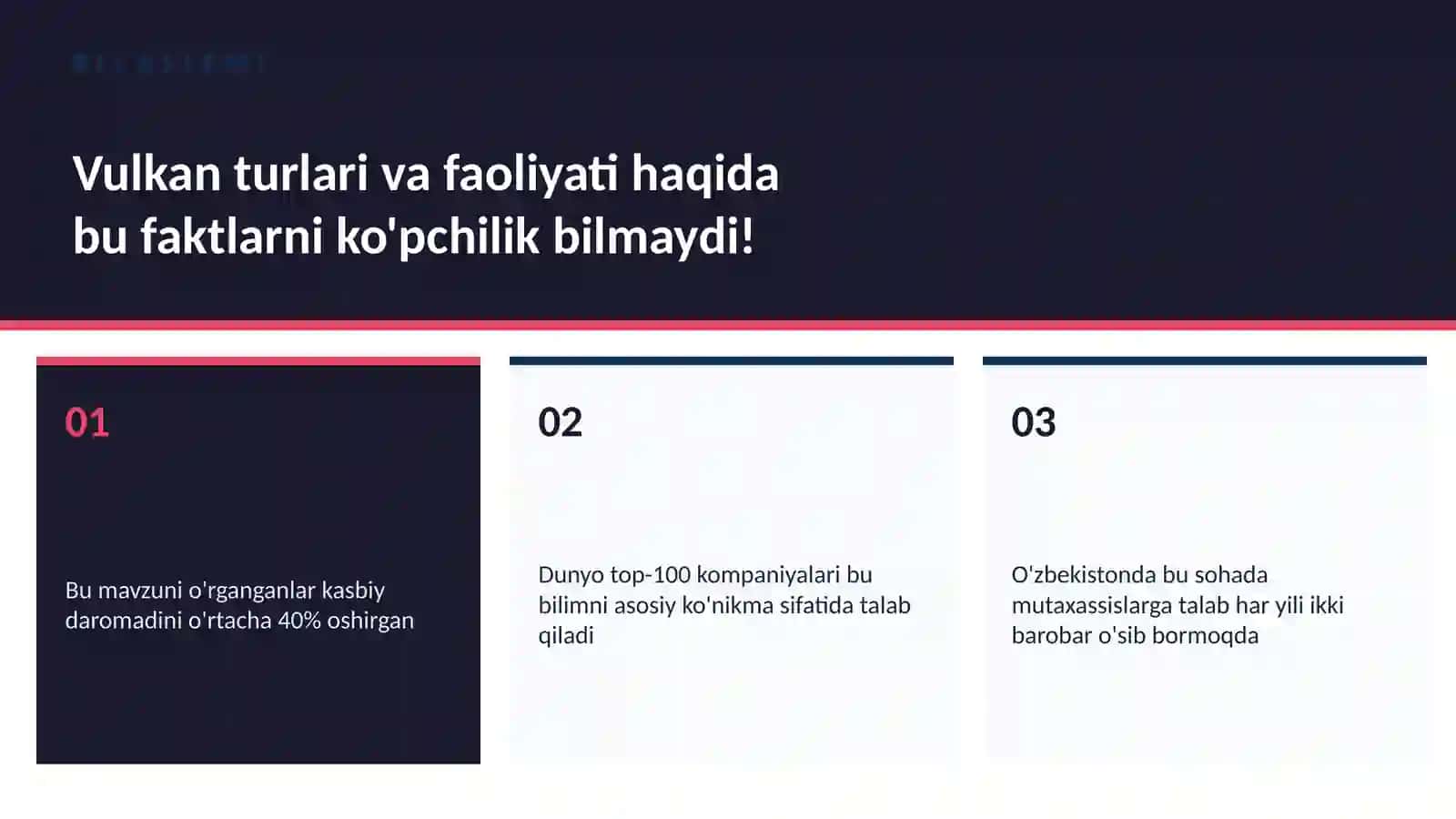 Vulkan turlari va faoliyati 2