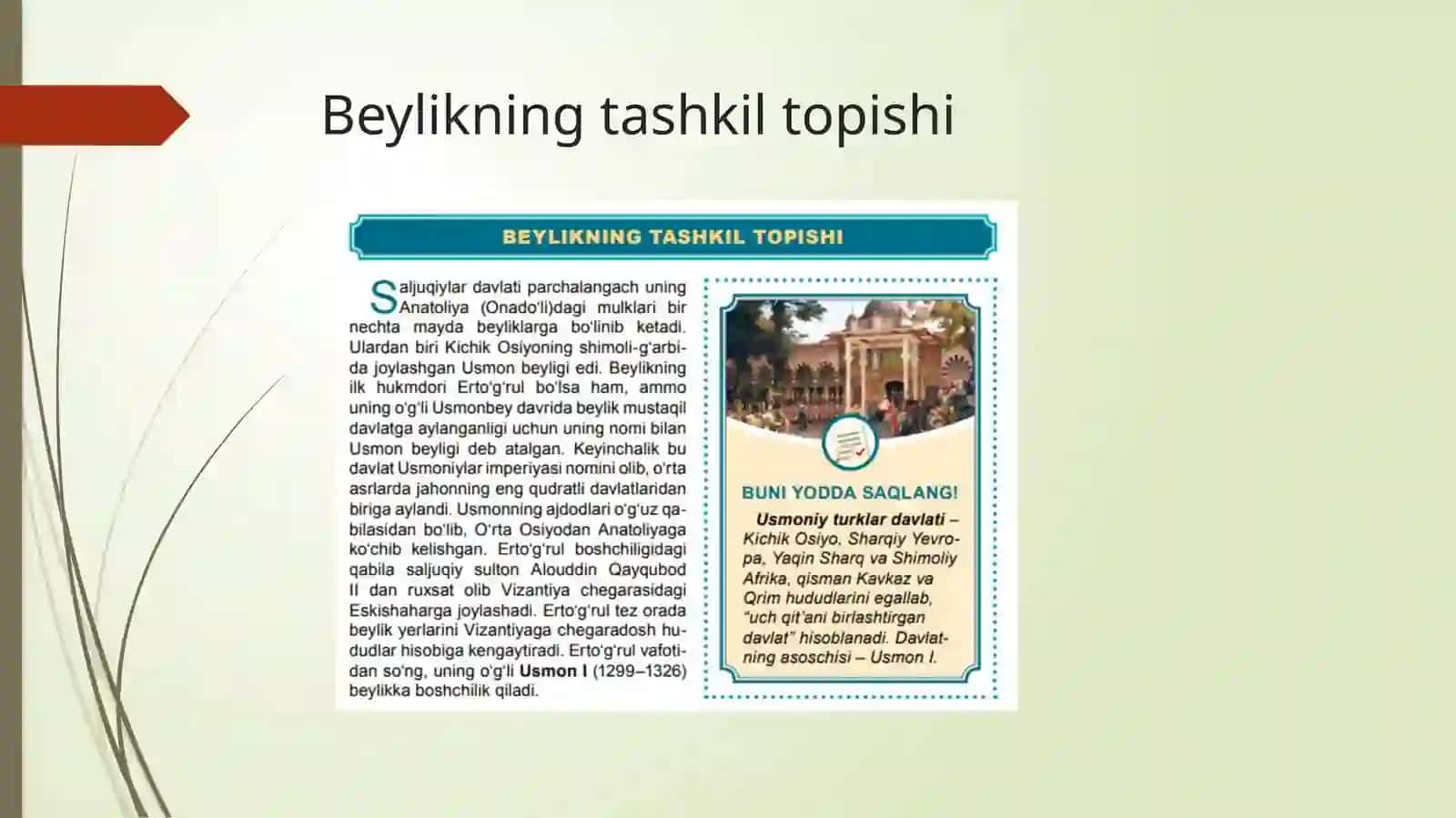 Uch qit'ani birlashtirgan sultonlik (Usmoniy turklar davlati) 2