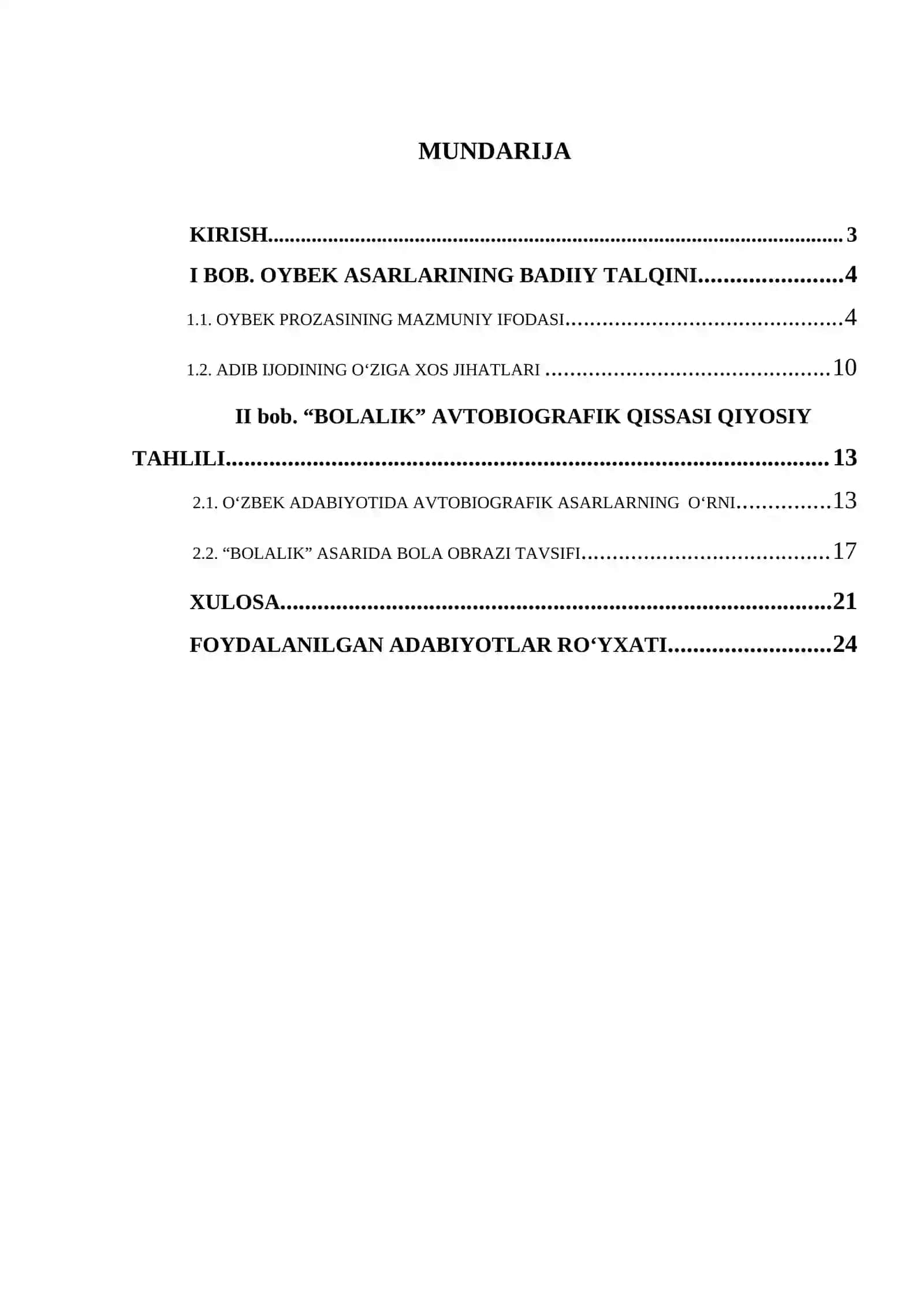 “Bolalik” qissasi avtobiografik asar sifatida 2