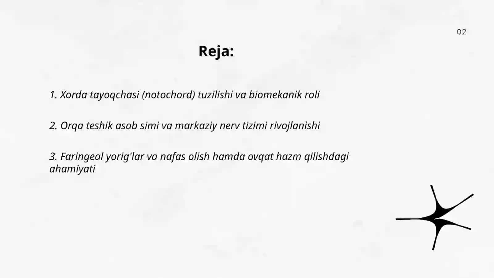 Xordalilar muhim belgilari va ularning biologik ahamiyati by Eshbekova Sevara 2