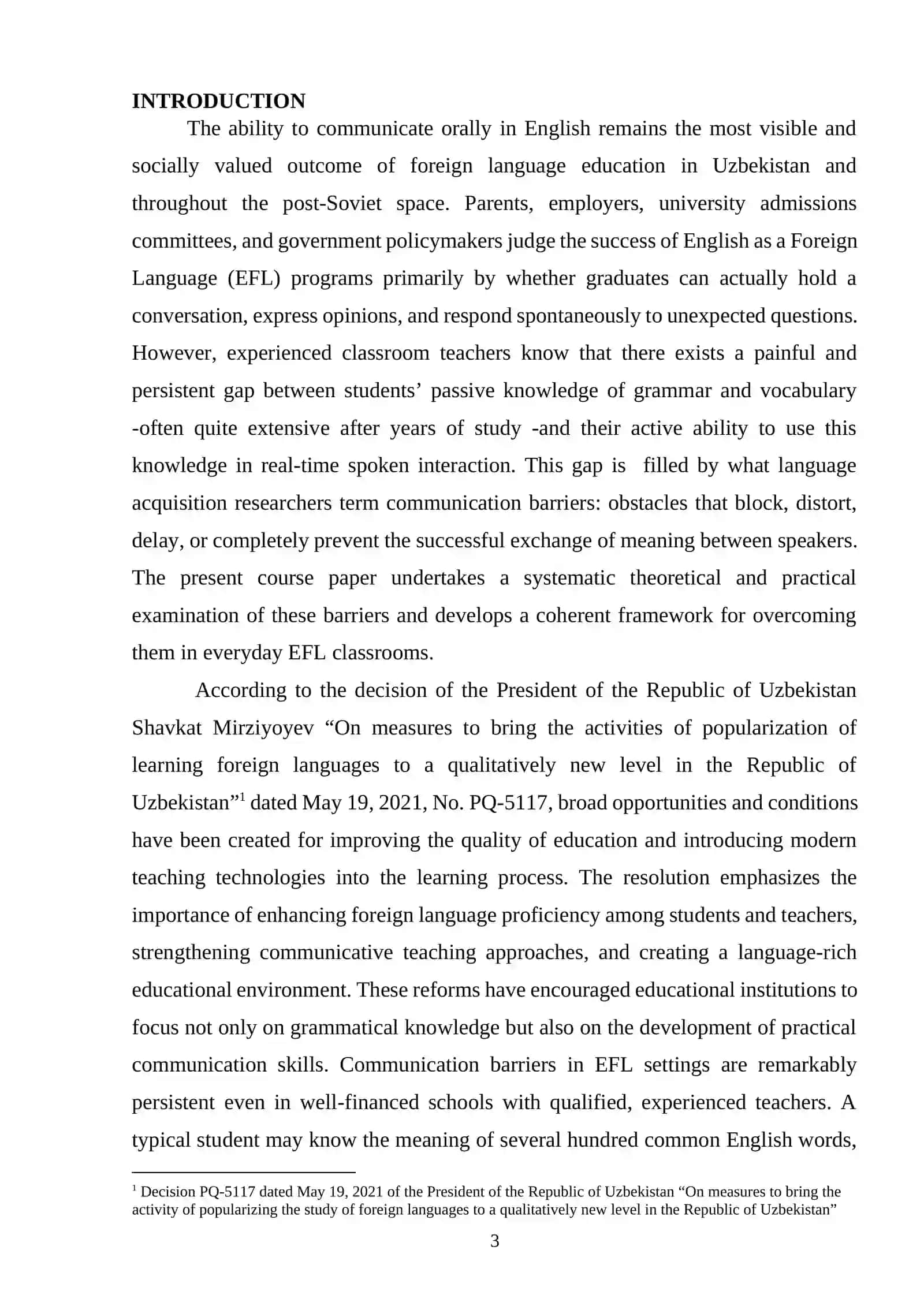 Overcoming communication barriers in EFL classrooms 2