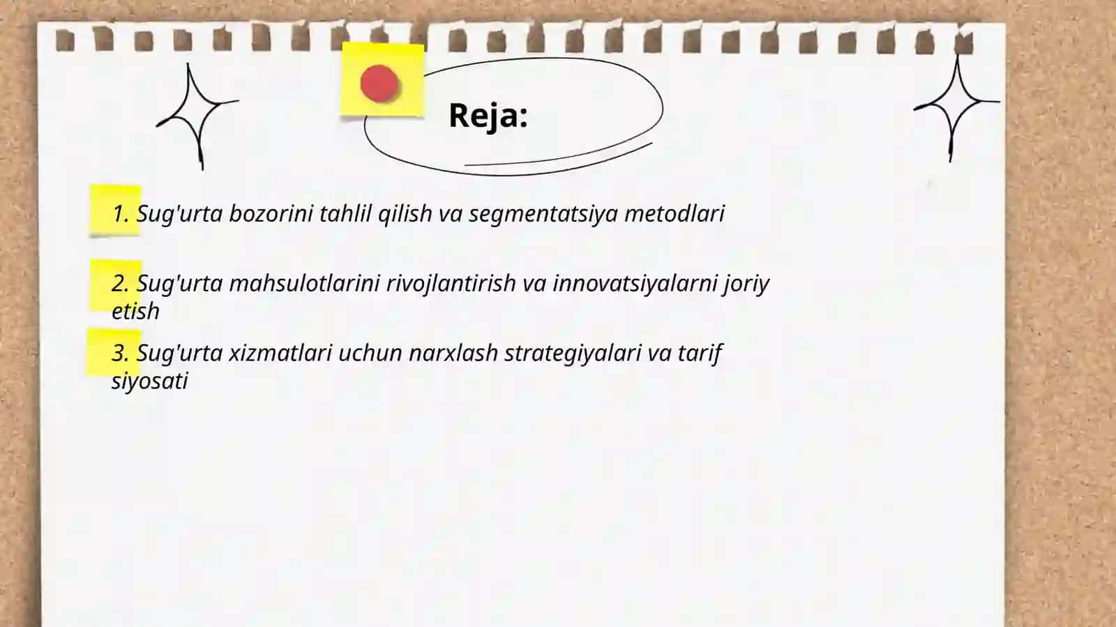 Sug'urta bozorini tahlil qilish va segmentatsiya metodlari 2