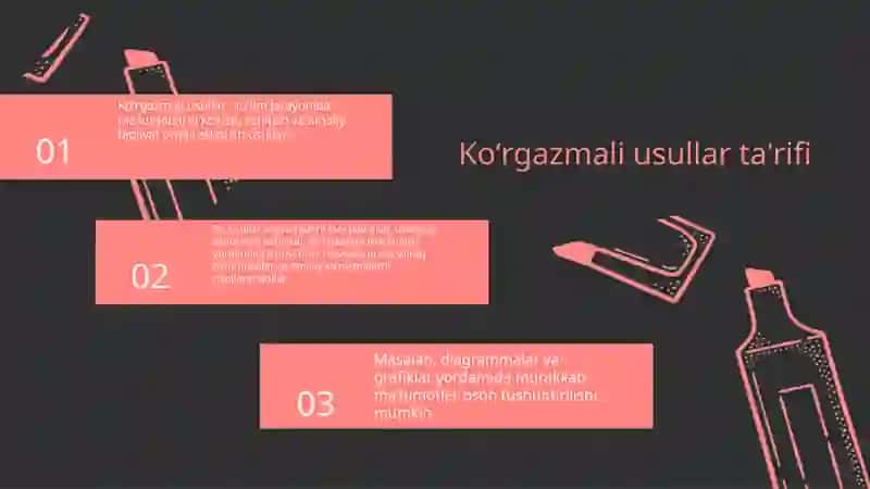 Koʻrgazmali Taʼlim Usullari 2