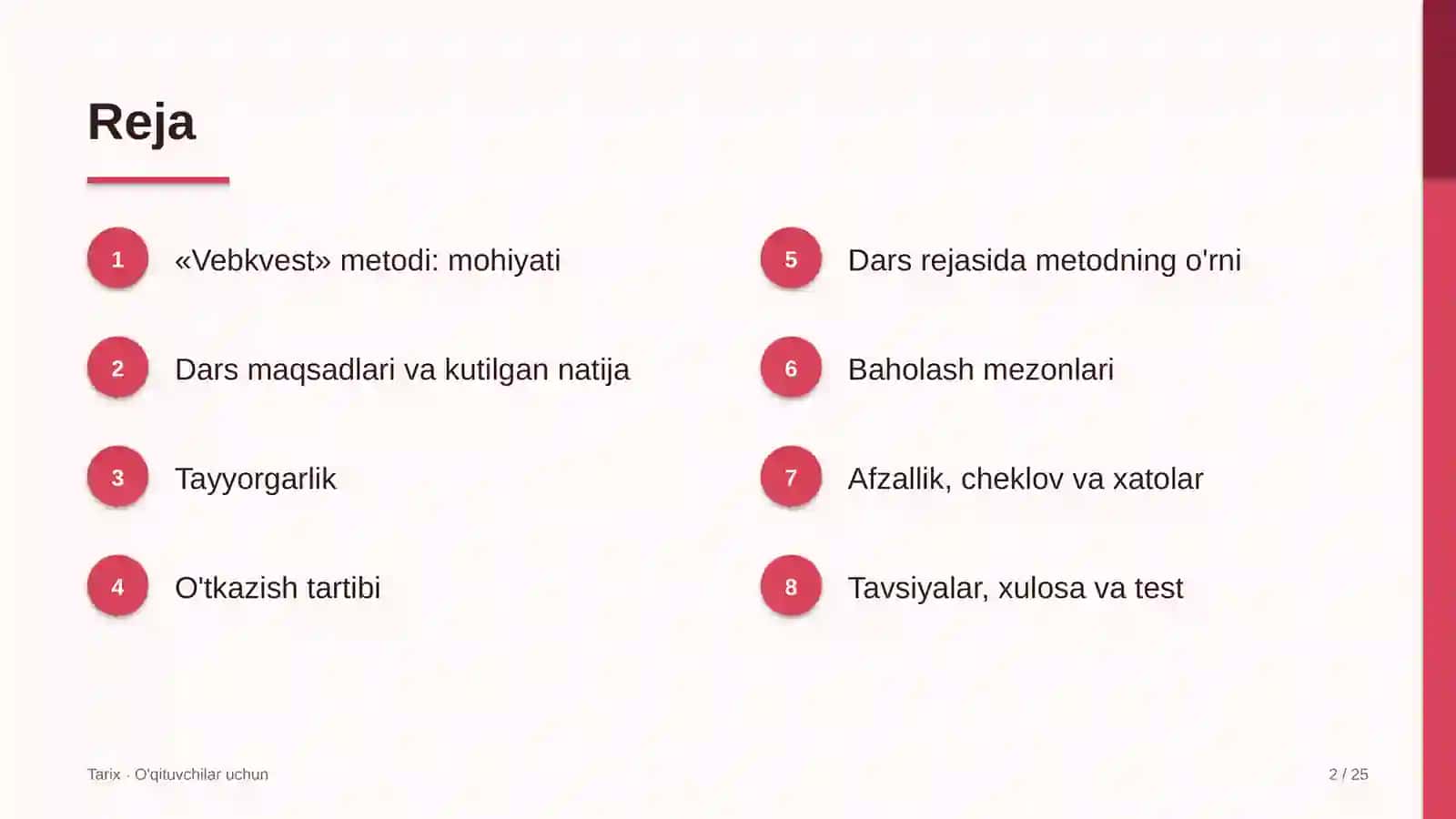 tarix darslarida vebkvest metodidan foydalanish 4304 2