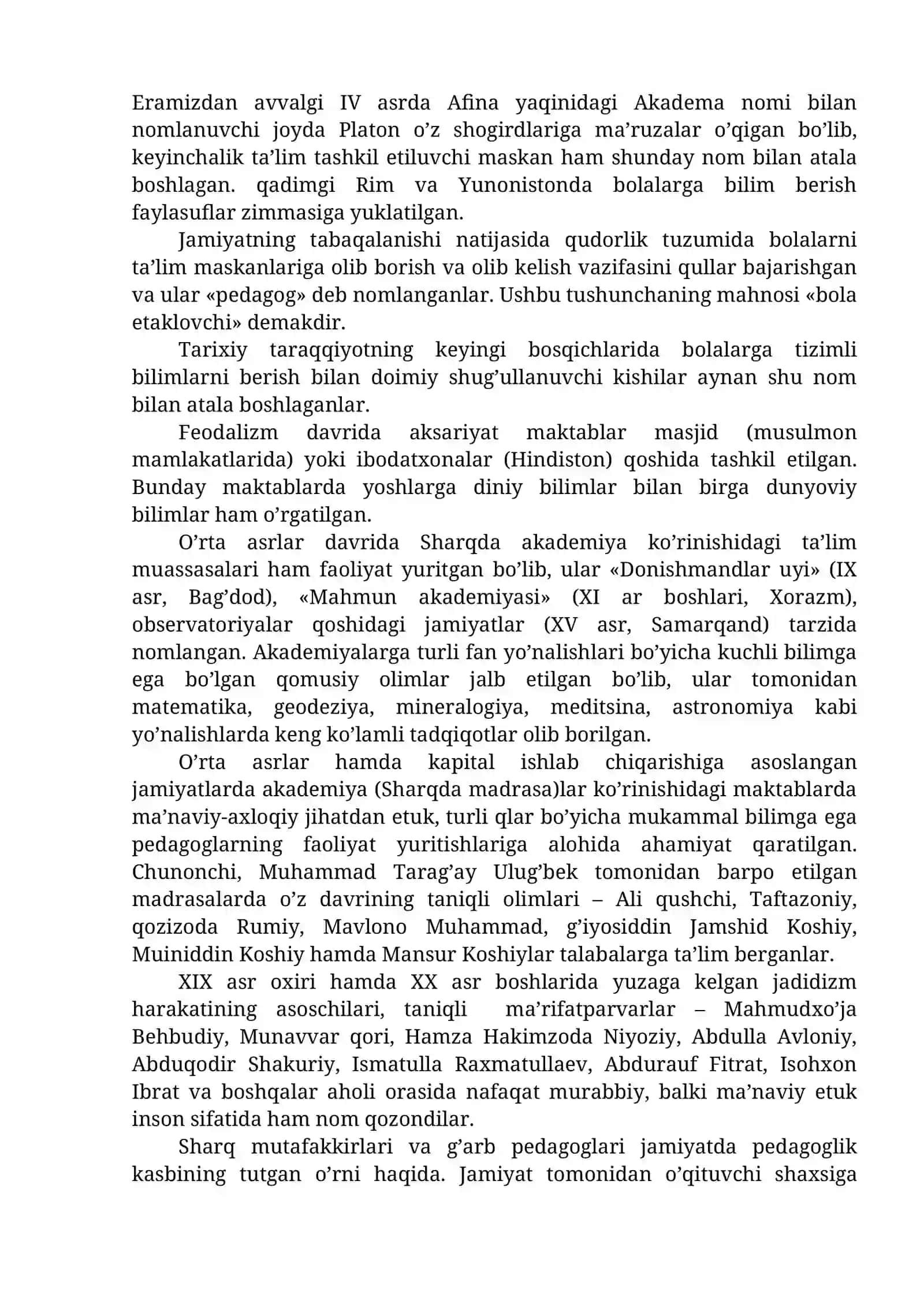 Pedagoglik kasbi va unga qo’yiladigan talablar 2