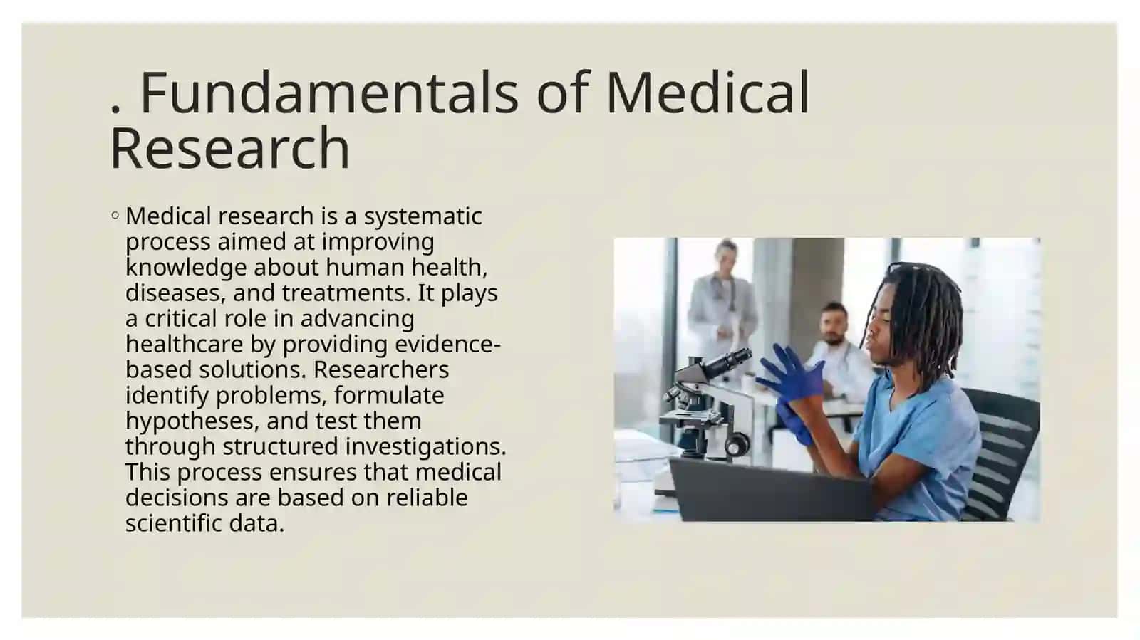 Conducting researb in medicine 2