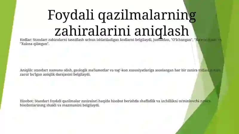 6-Son Moliyaviy Hisobotning Xalqaro Standart Foydali Qazilmalar Zaxiralarini Qidirish Va Baholash 2