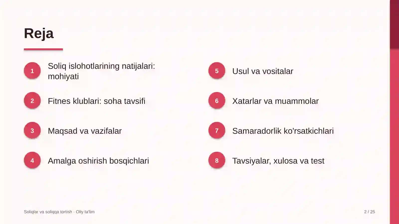 fitnes klublarida soliq islohotlarining natijalari 5468 2