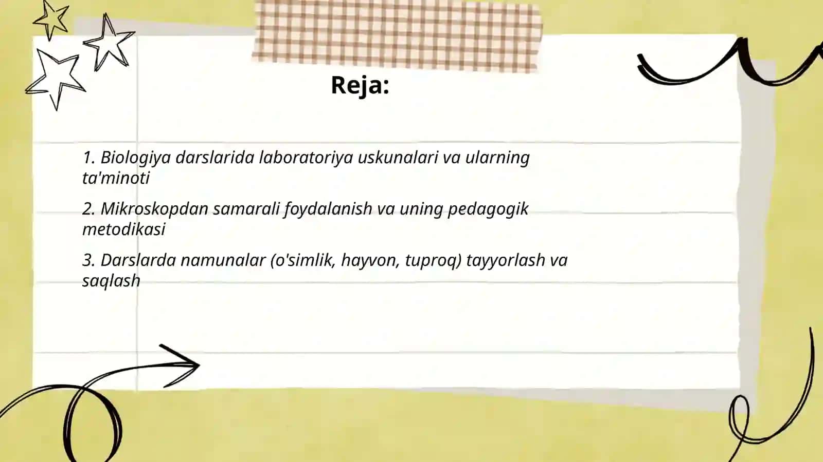 Biologiyani o'qitishda moddiy texnika bazasidan foydalanish 2
