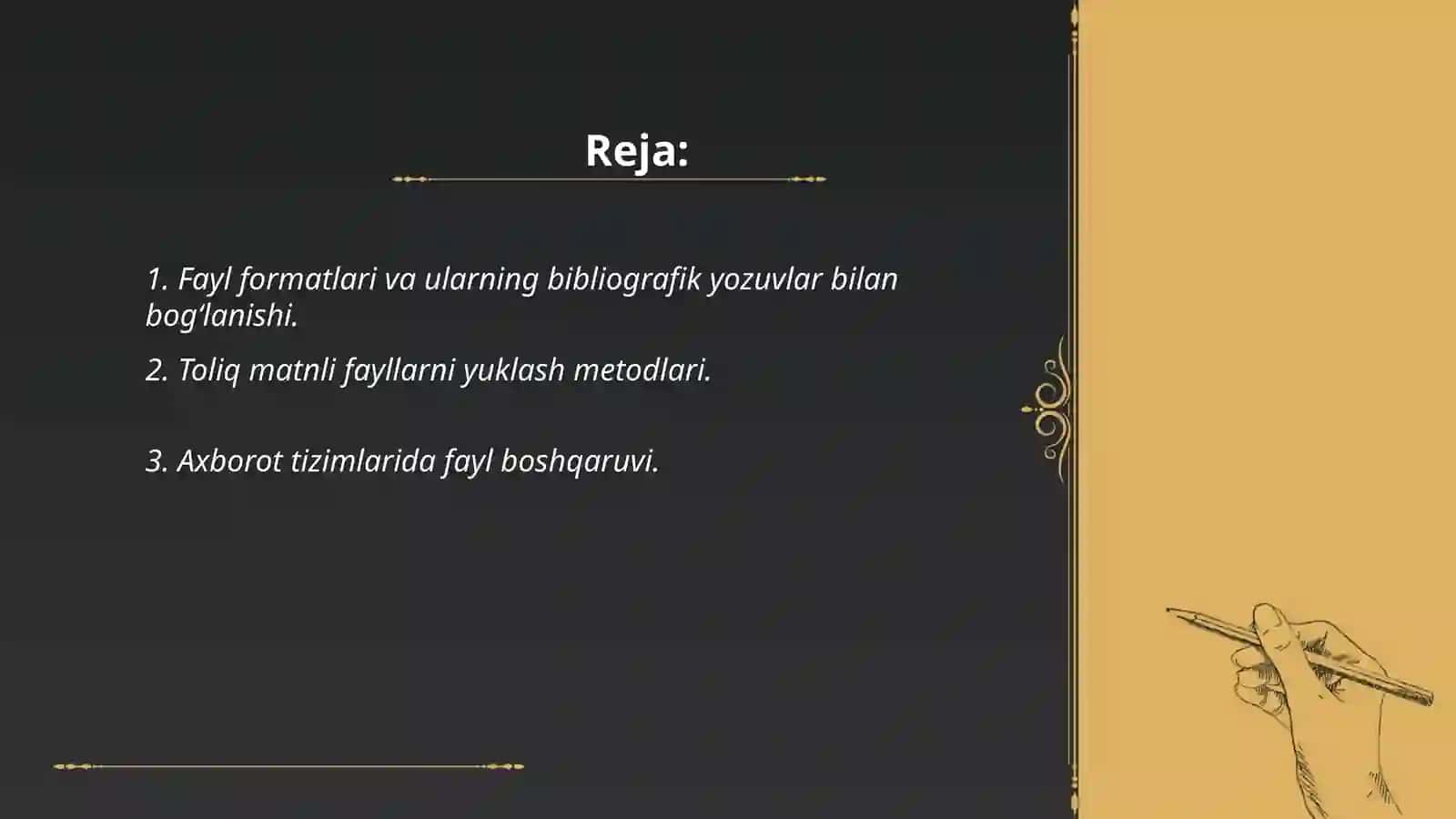 Toliq matnli faylni yuklash va axborot tizimida biblografik yozuv bilan boglanishni tashkil qilish 2
