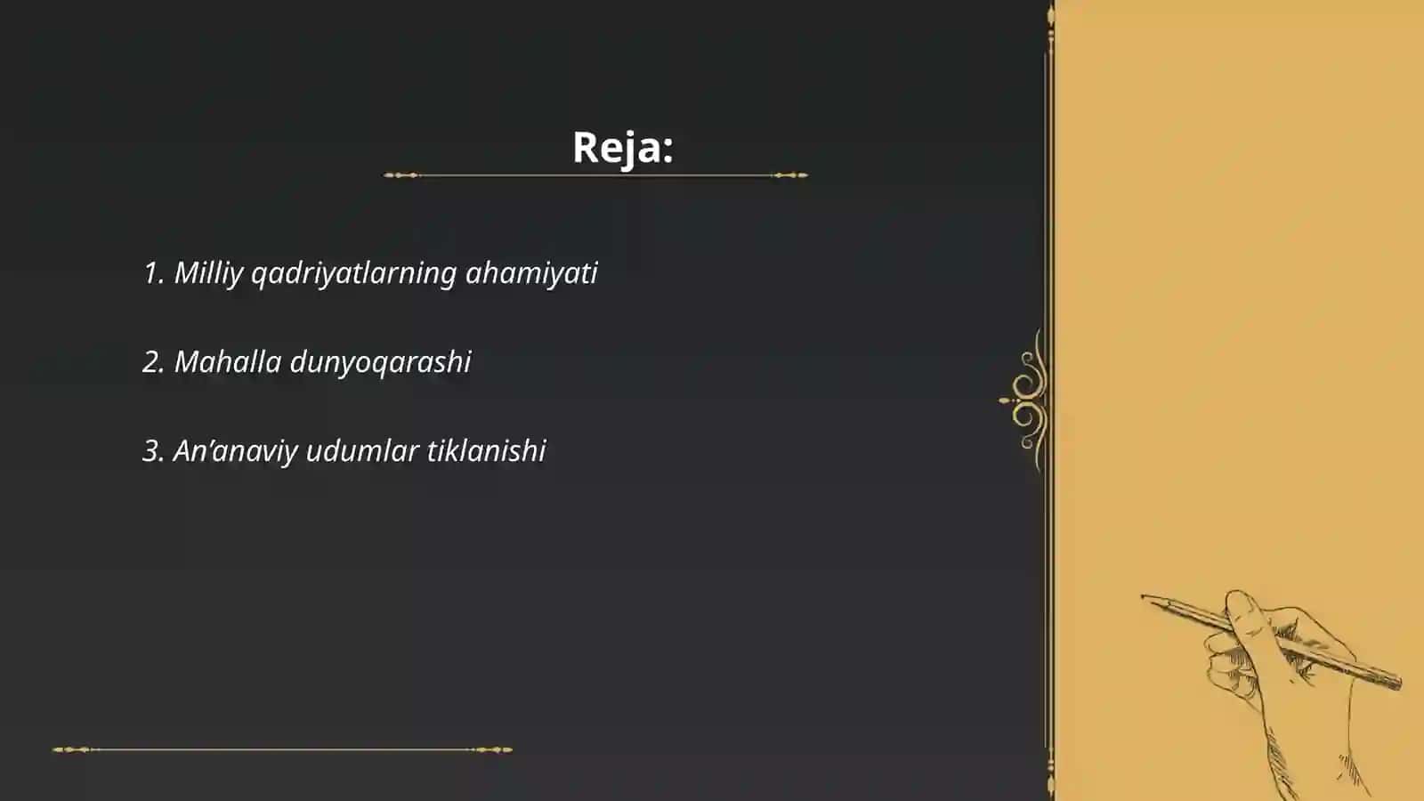 Milliy qadriyatlarning ahamiyati 2