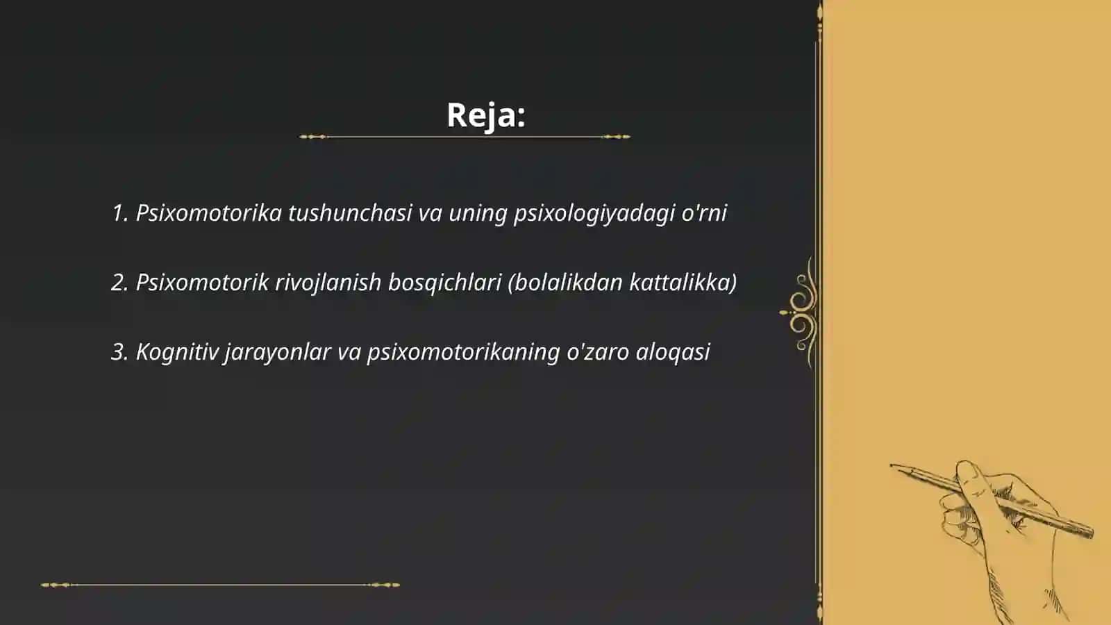 Psixologiyada psixomotorika ahamiyati 2