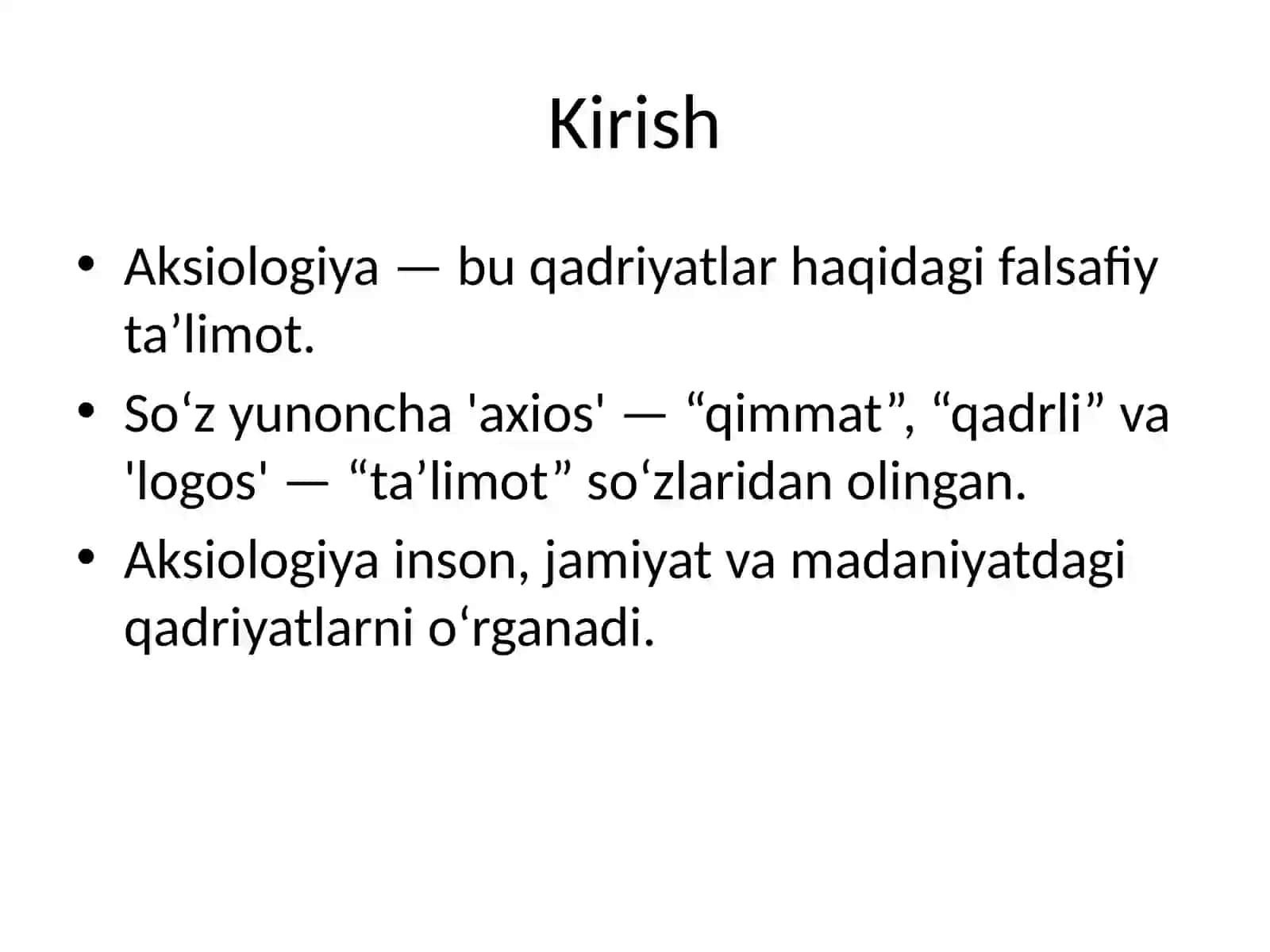 qadriyatlar falsafasi 2