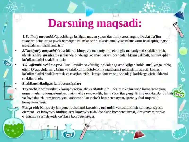 Asoslarning olinishiva xossalari 2