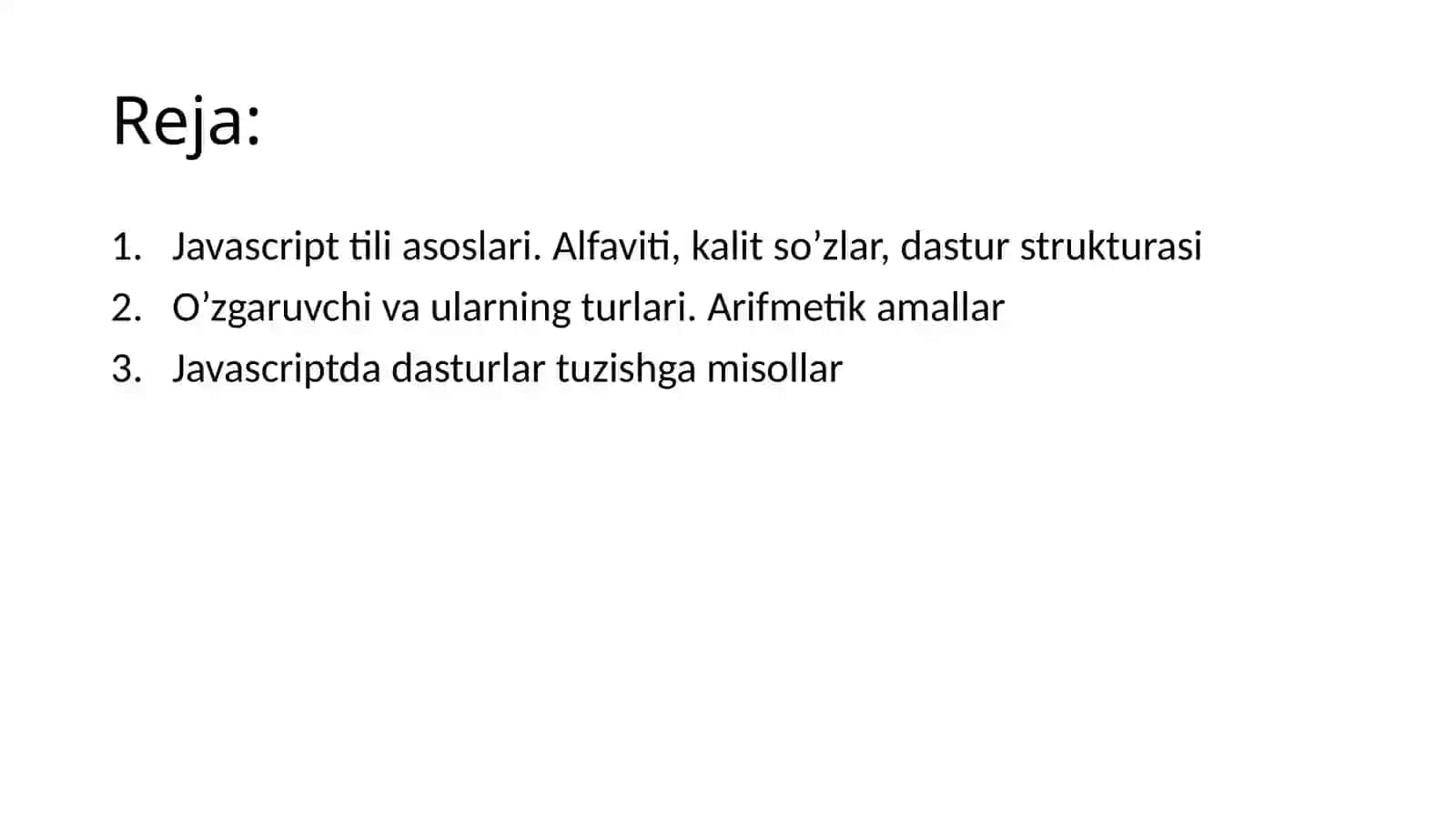 8-ma’ruza Javascript tiliasoslari 2