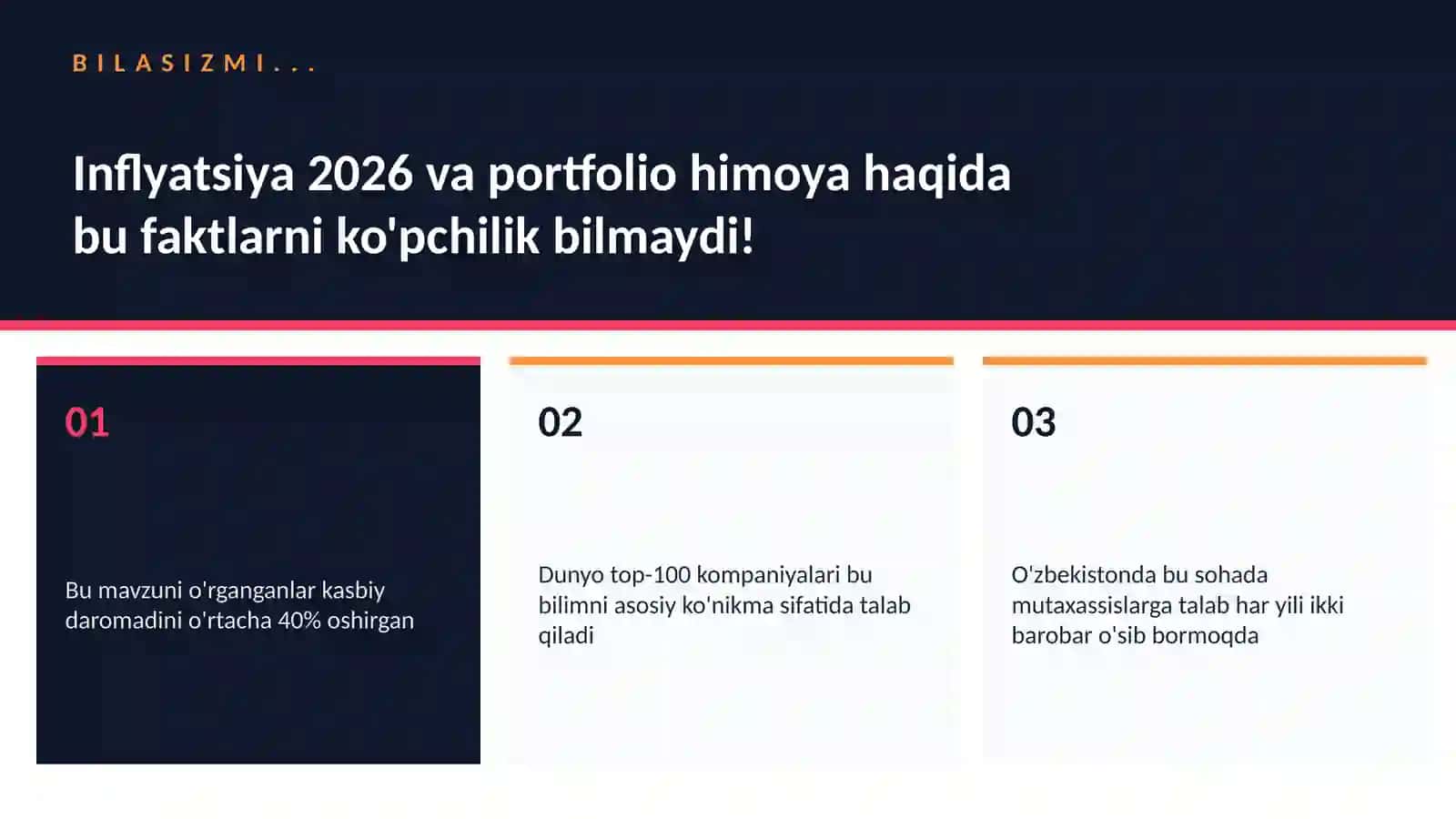 MOLIYA VA INVESTITSIYA 2026 2