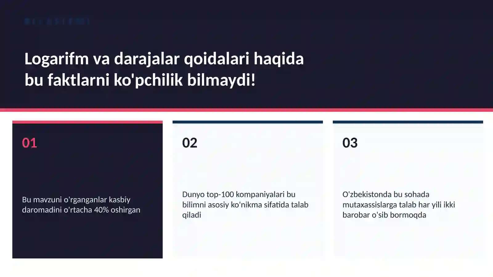 MATEMATIKA — UY VAZIFALARI 2