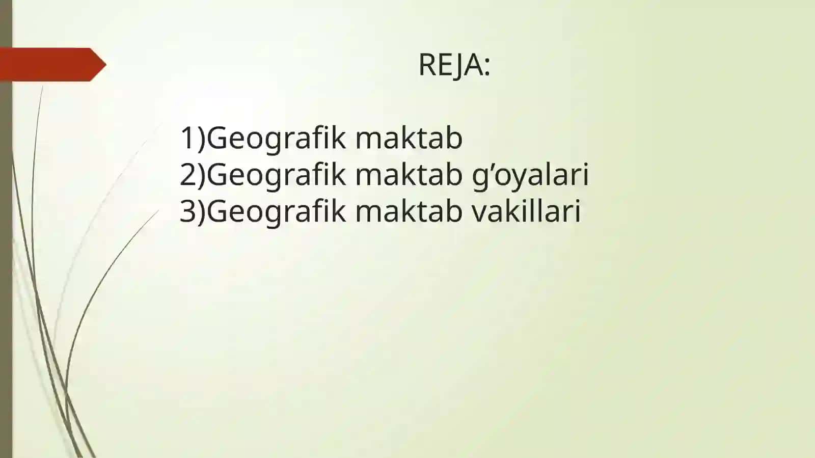 Geografik maktab va uning sotsiologiya tarixida tutgan o’rni 2