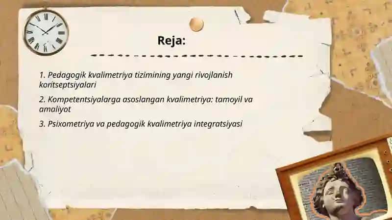 Pedagogik kvalimetriya tizimi yangi va eng yangi rivojlanish davri 2