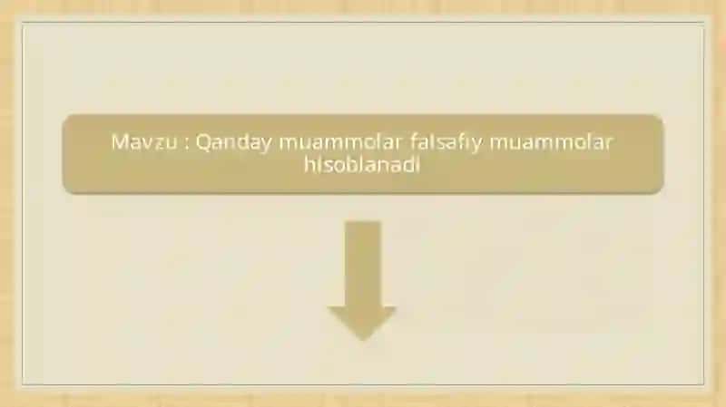 Qanday muammolar falsafiy muammolar 2