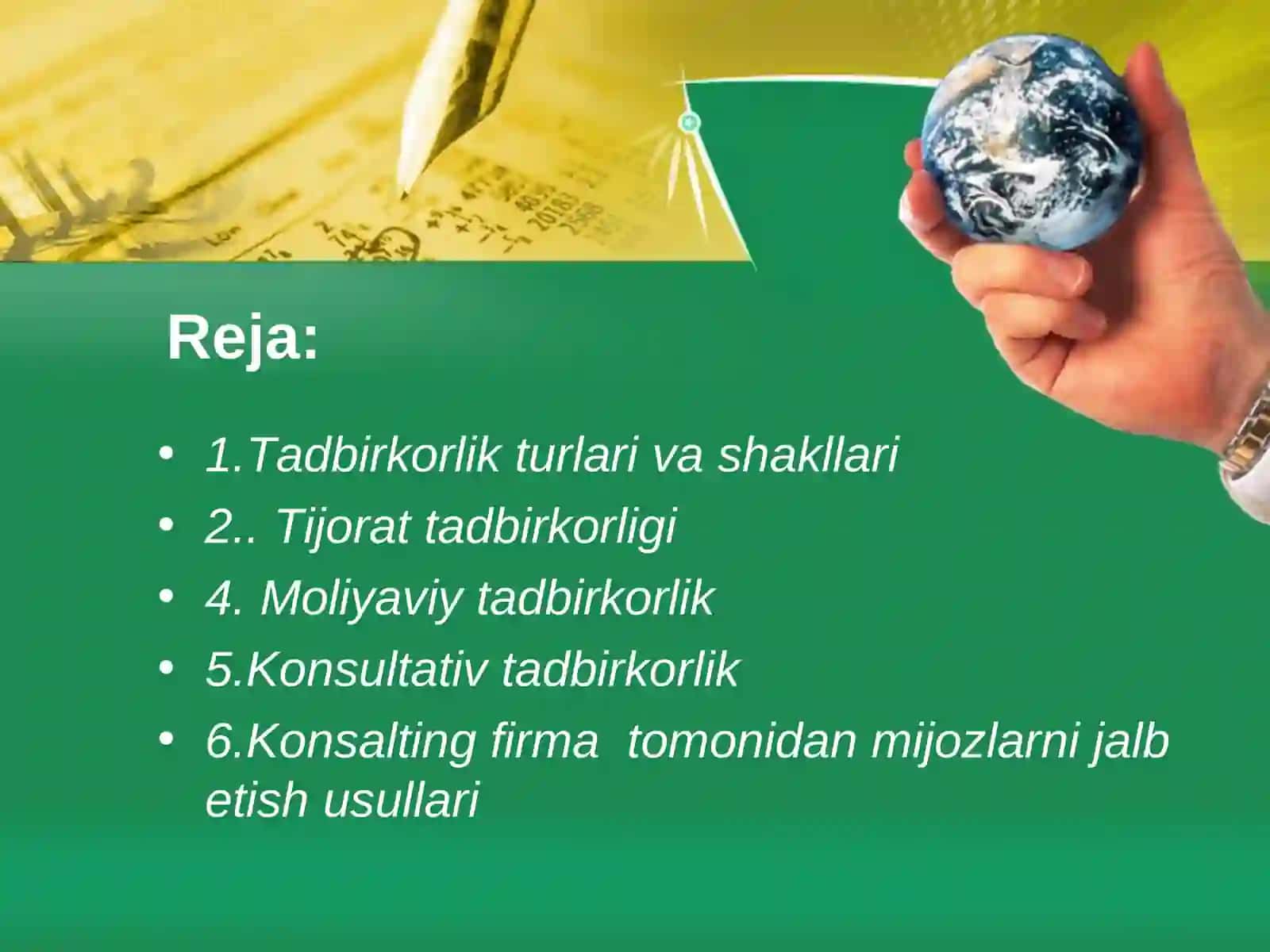 TADBIRKORLIK FAOLIYATI UNING BELGILARI VA VAZIFALARI 2
