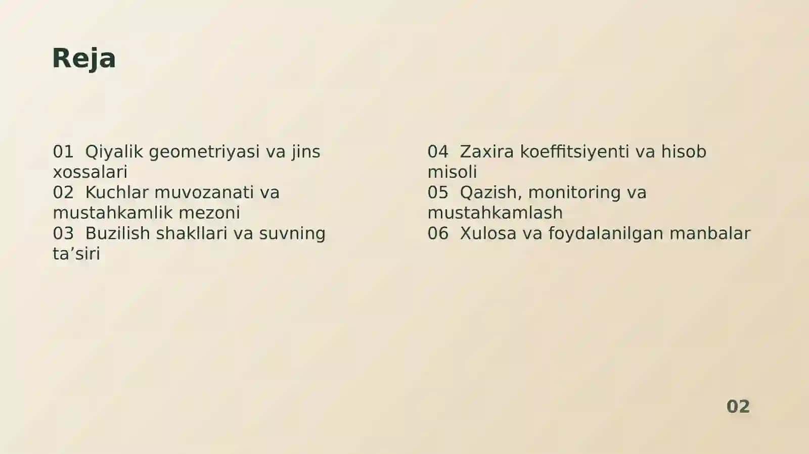 OCHIQ KON ISHLARI 2