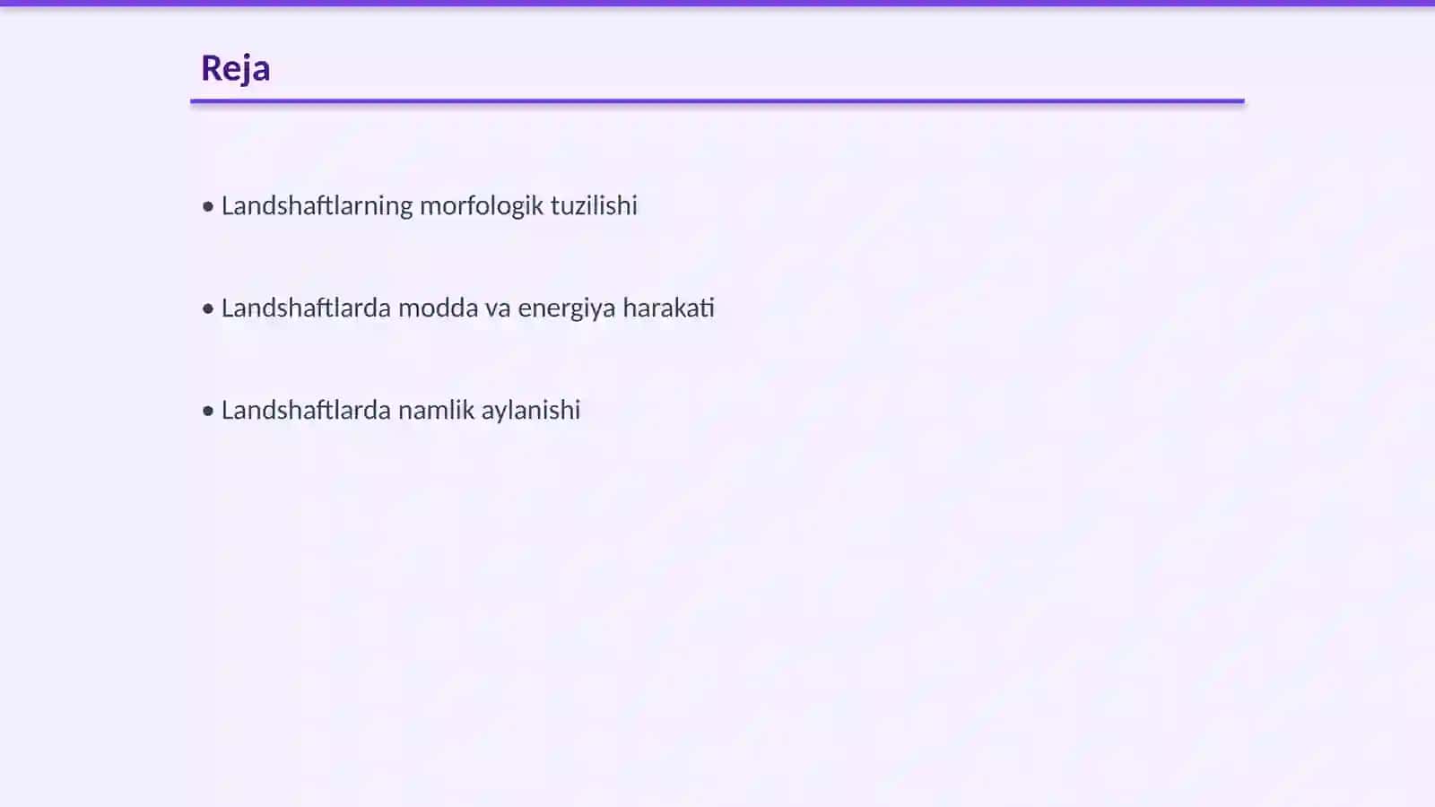Landshaftlarning morfologik túzilishi 2