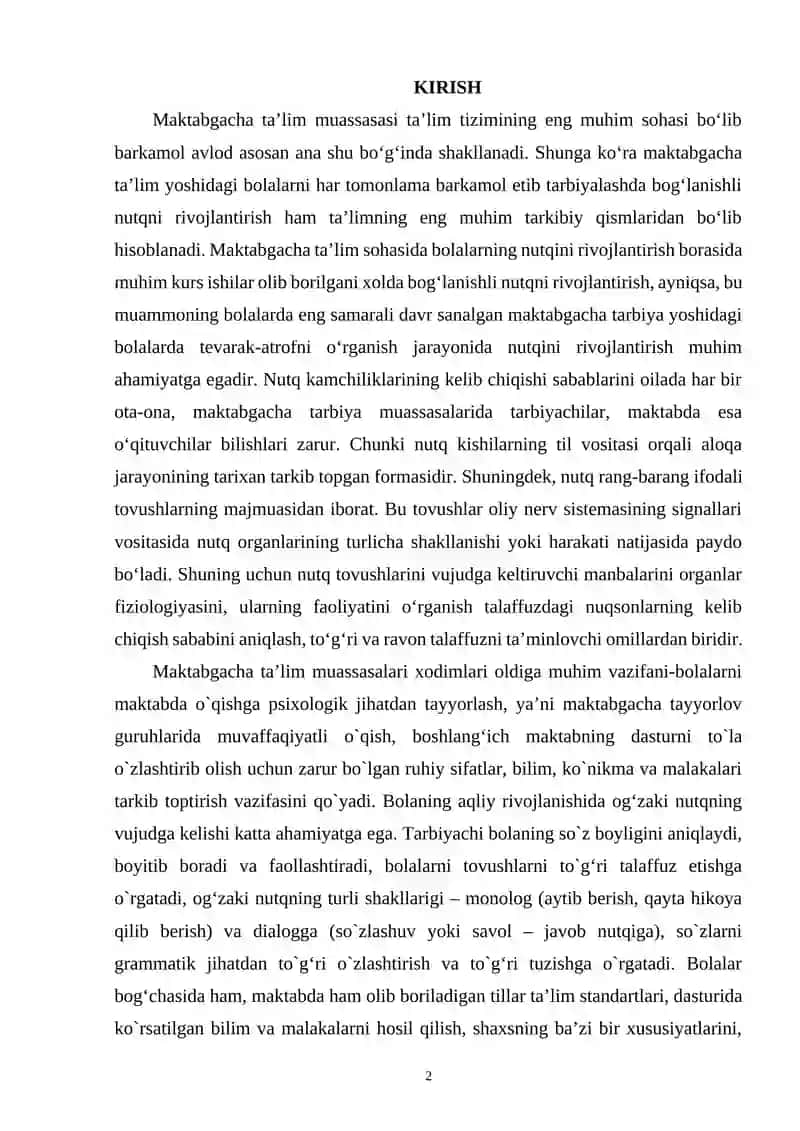 Bolalarni To'g'ri Talaffuzga O'rgatish, Talaffuzga O'rgatishning Asosiy Bosqichlari 2