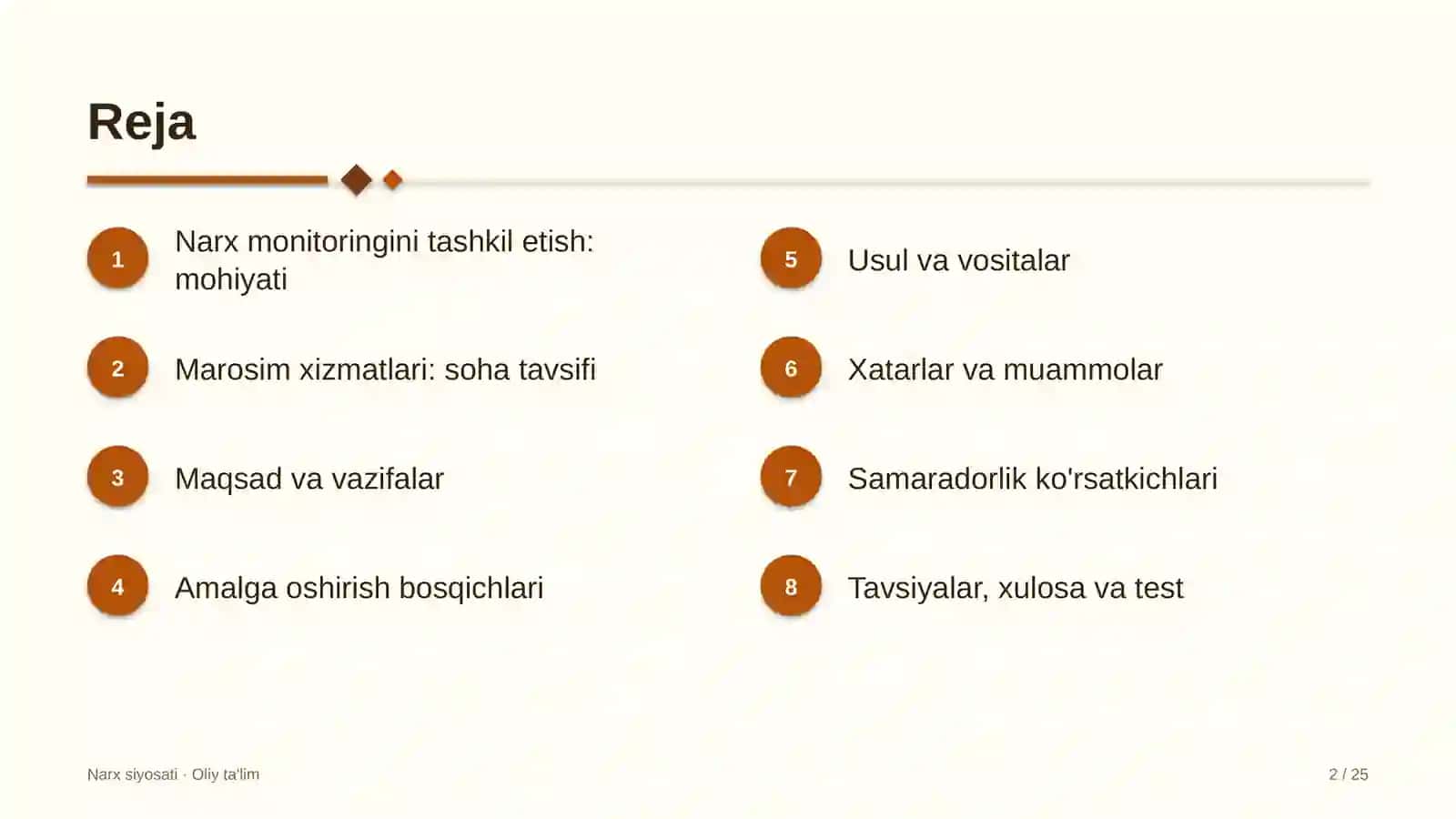 marosim xizmatlarida narx monitoringini tashkil etish 3938 2