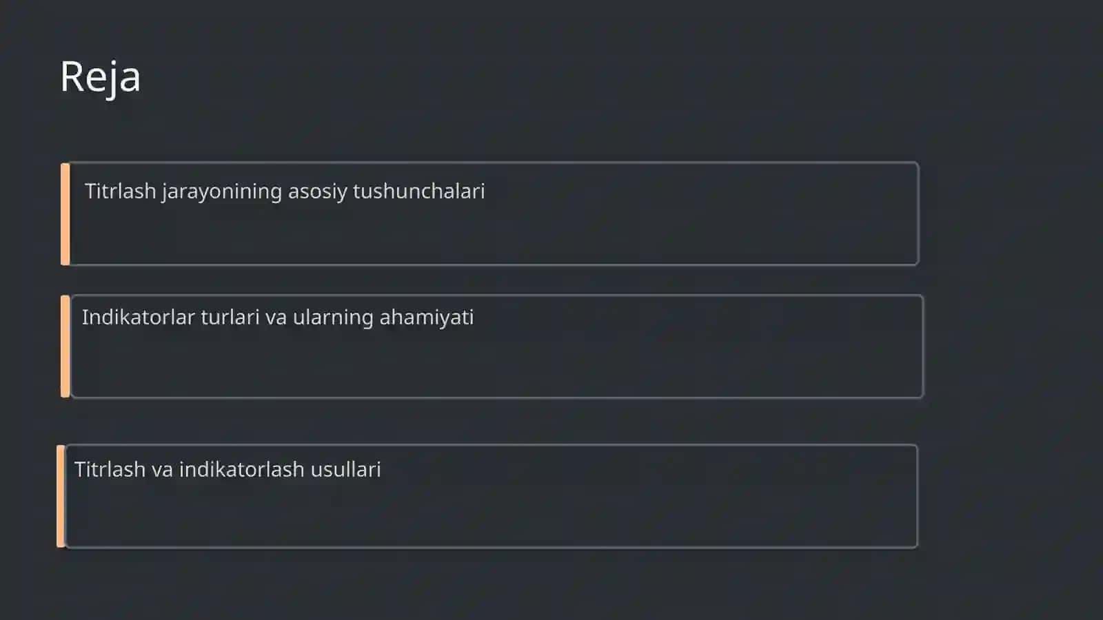 Titrlash va indikatorlash 2