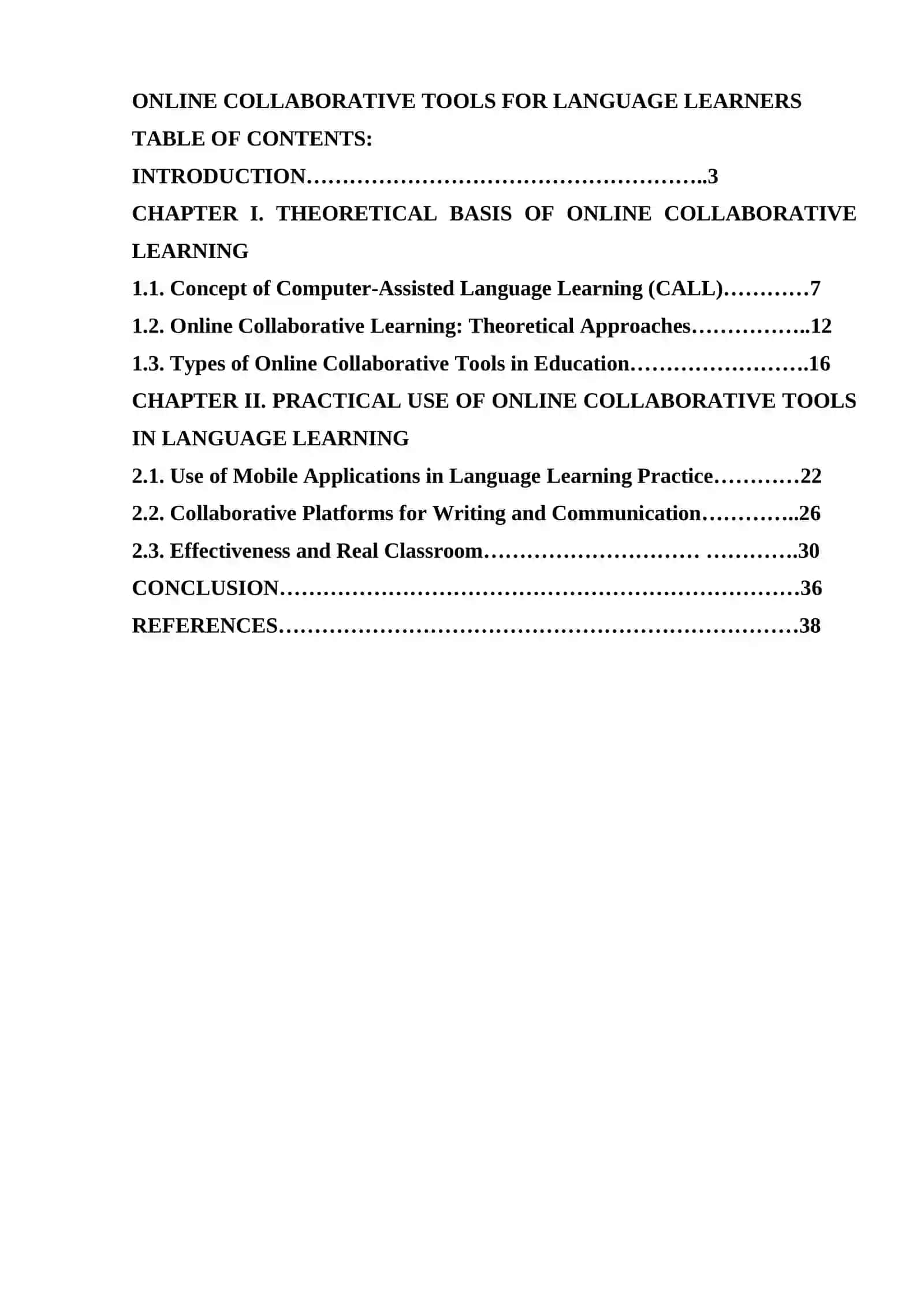 ONLINE COLLABORATIVE TOOLS FOR LANGUAGE LEARNERS 2