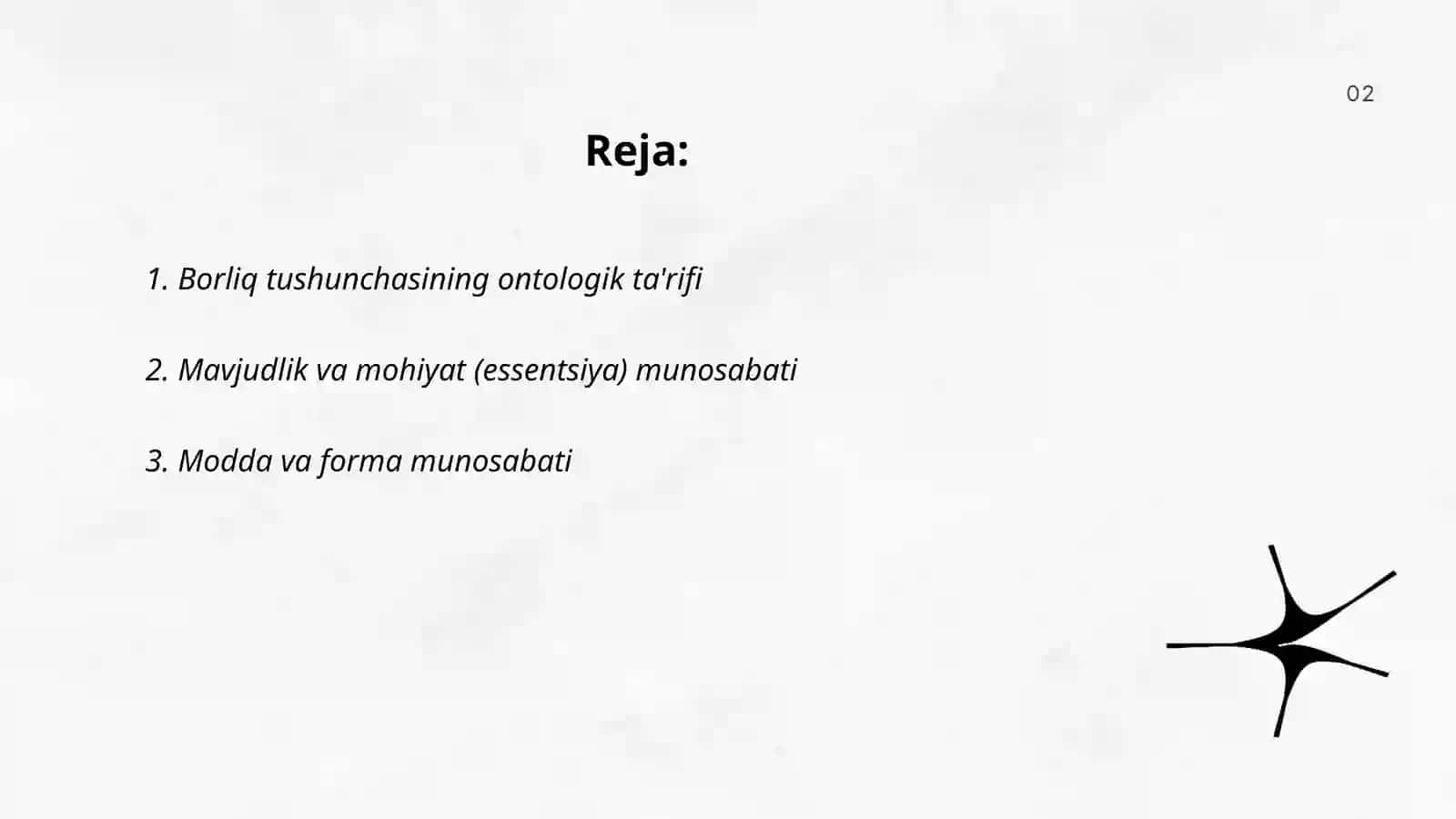 Borliq tushunchasining ontologik taʼrifi 2