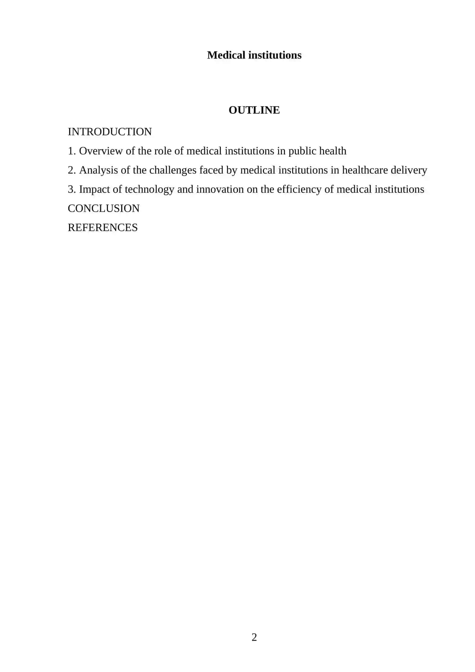 Medical institutions 2