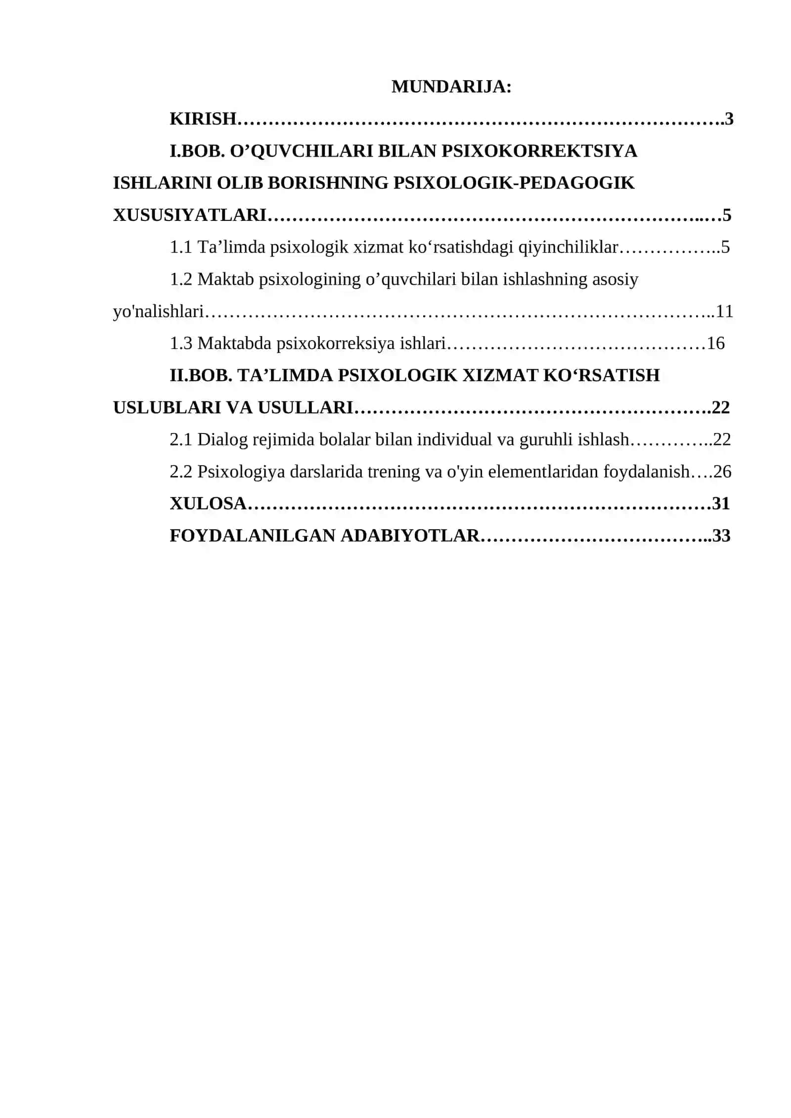 Psixologik xizmatning metodologik va nazariy asoslari 2