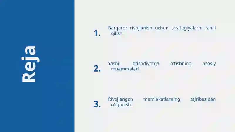 Barqaror rivojlanish: Ta'rif va ahamiyati 2