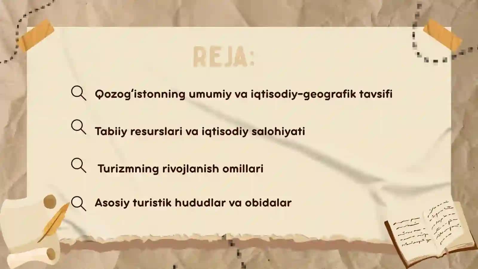 Qozog'istonning iqtisodiy geografiyasi va turistik tafsifi 2